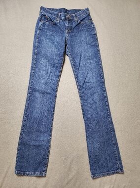 Wrangler Ultimate Riding Q-Baby Womens Q-Baby Boot Cut Mid Rise Jeans Sz 1/2